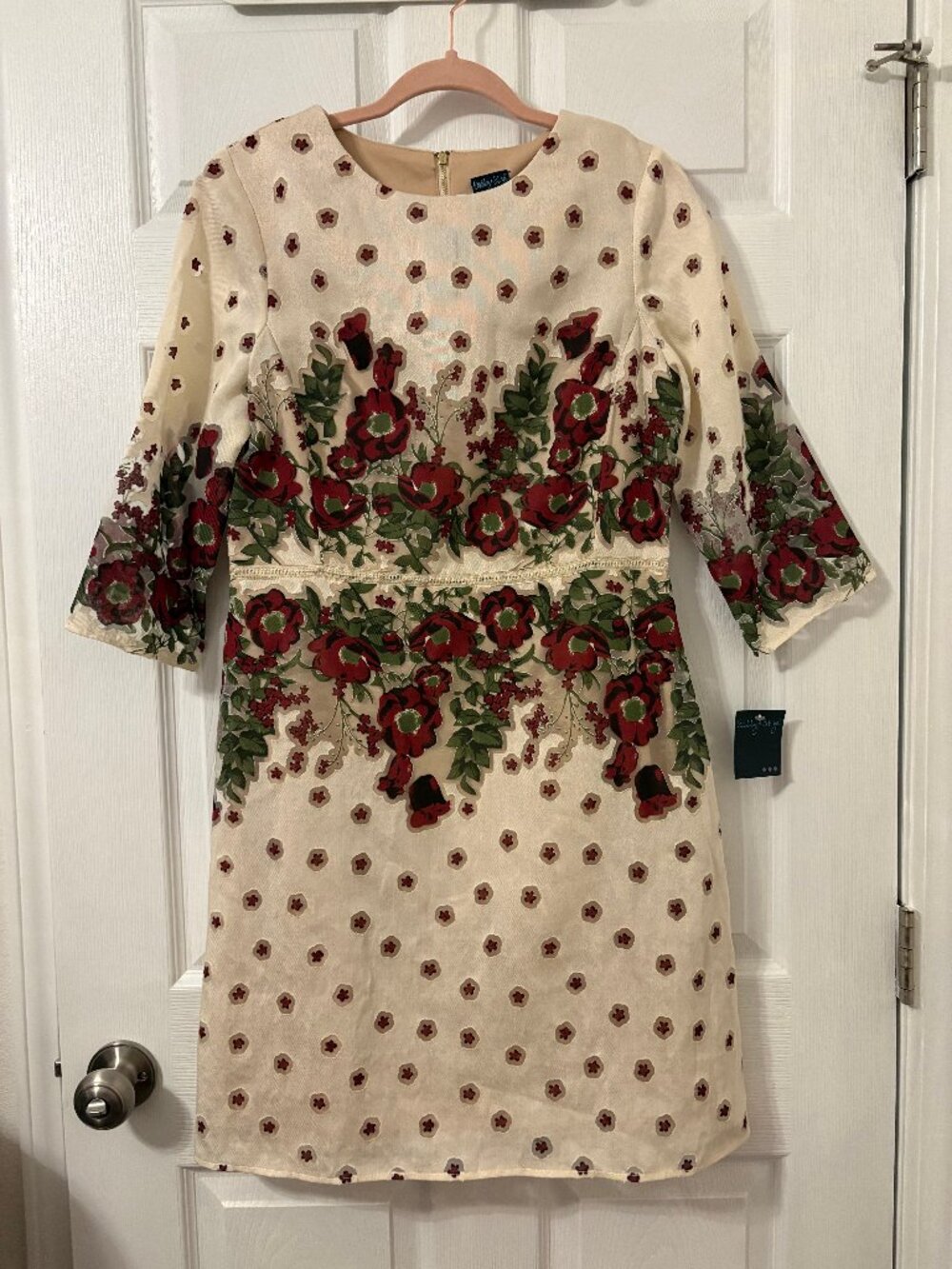 NWT Gabby Skye organza floral dress